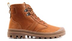 Palladium Pallabrousse Tact Leather Surf Tan Pánske - Topánky Palladium - Hnedá - 08837-275-M-9.5 - Size: 9.5