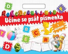 Učíme se psát písmenka (s nálepkami) - kniha z kategorie Naučné knihy
