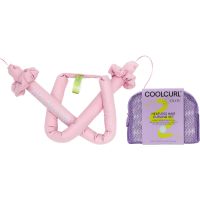 GLOV CoolCurl Heatless Haircurling Tool Haar-Accessoire Zum modellieren von Locken Kosmetiktäschchen Pink 1 St.