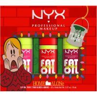 NYX Professional Makeup Home Alone Fat Oil Trio подарунковий набір для губ відтінок Mystery shade 01