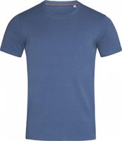 Stedman® Vypasované pánské tričko Clive s úzkými lemy, elastan 5 %, 170 g/m Barva: modrý denim, Velikost: S
