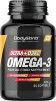 BodyWorld Ultra+D3K2 Omega-3 90 Kapseln
