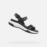 Black women's sandals Geox Sorapis + Grip - Women's