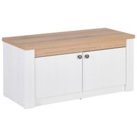 Landscape BOTNÍK S LAVICÍ, kompozitní dřevo, 97/45,5/42,5 cm