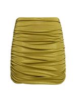 Metallic Jersey Mini Skirt