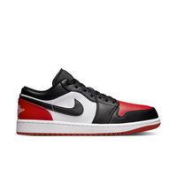 Air Jordan 1 Low "Bred Toe 2.0" - Pánske - Tenisky Jordan - Biele - 553558-161 - Veľkosť: 40