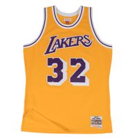 Mitchell & Ness NBA Swingman Jersey Los Angeles Lakers Magic Johnson - Pánske - Dres Mitchell & Ness - Žlté - SMJYGS18175-LALLTGD84EJH - Veľkosť: 2XL