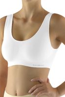 Podprsenkový top Gina 07016P - ECO bambus Bílá L/XL