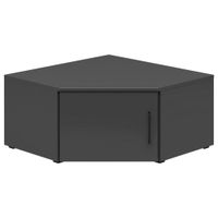 Carryhome NADSTAVEC NA SKRIŇU, grafitová, 71,5/35/71,5 cm