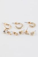 DEFACTO Woman's 8-Piece Gold Earrings