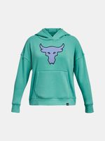 Under Armour Project Rock Brhma Bull Fleece HD Sweatshirt Kinder Blau