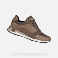 Brown women's sneakers Geox New Aneko B ABX - Women's