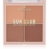 essence Sun Club bronzujúca paletka s matným efektom Better Than Vacation Tan 18 g
