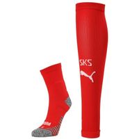 Puma TEAM SKS BAND SOCKS Мъжки футболни наколенки, червено, размер
