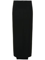 Heritage Tech Crepe Maxi Skirt