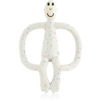 Matchstick Monkey Teething Toy and Gel Applicator Beißring mit 2 in 1 Bürste Confetti Cream 1 St.