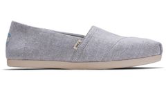 Toms Drizzle Grey Slub Chambray Women's Classics Femei - Adidași Toms - Gri - 10015075-5 - Size: 5