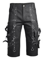 Herren Shorts 3/4 AMENOMEN - schwarz XS