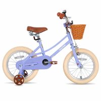 Dětské kolo Joystar Retro 16" s košíkem • 104-135 cm fialová