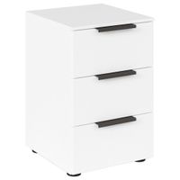 Rauch Möbel NOČNÝ STOLÍK, grafitová, biela, 40/61/42 cm