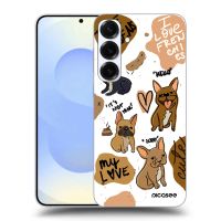 Silikónový čierny obal pre Samsung Galaxy S25+ 5G - Frenchies