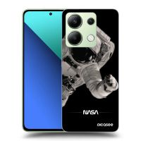 Silikónový čierny obal pre Xiaomi Redmi Note 13 5G - Astronaut Big