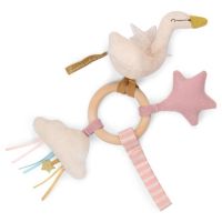 MOULIN ROTY Ring Rattle Swan ropotuljica 1 kos
