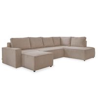 MID.YOU SEDACIA SÚPRAVA, textil, taupe