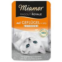 Kapsička MIAMOR Ragout Royale kitten drůbeží v želé 100g