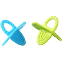 BabyOno Teether прорізувач 3m+ Blue + Green 2 кс