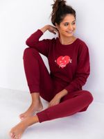 Pyjamas Sensis Mercy length/yr S-XL burgundy 083