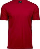 Organické slim-fit tričko Tee Jays na tělo 160 g/m Barva: Červená, Velikost: M TJ5000