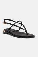 Tommy Hilfiger sandále dámske kožené GOLD HEEL DRESSY SANDAL