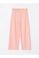 LC Waikiki Basic Wide Leg Girls' Trousers with Elastic Waist