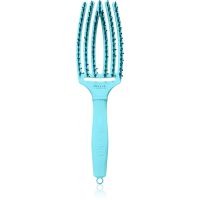 Olivia Garden Fingerbrush Boar & Nylon Четка за коса с влакна от найлон и глиган Dolce Vita Blue Sky 1 бр.