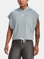 Under Armour UA Rival Terry SS Hoodie Sweatshirt Blau