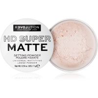 Revolution Relove HD Super Matte transparentný fixačný púder s matným efektom odtieň Transparent 7 g