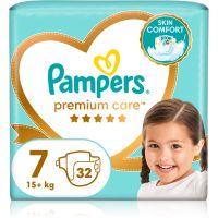 Pampers Premium Care Size 7 одноразові підгузки 15+ kg 32 кс