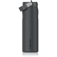 Stanley IceFlow™ Flip Straw Bottle fľaša na vodu z nehrdzavejúcej ocele Black 2.0 710 ml