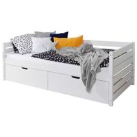 MID.YOU POSTEĽ S ÚLOŽNÝM PRIESTOROM, 100/200 cm biela