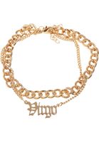 Zodiac Golden Anklet Virgin