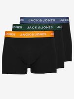 Jack & Jones 3-pack Bokserki Czarny