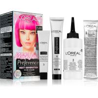 L’Oréal Paris Préférence Meta Vivids semi permanentna barva za lase odtenek 7.222 Meta Pink 1 kos