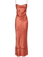 Renny Long Satin Slip Dress