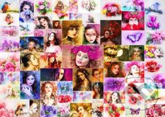 Collage - Women - puzzle z kategorie Umělecké