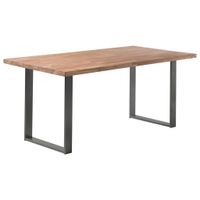 MID.YOU JEDÁLENSKÝ STÔL, dub, antracitová, farba duba, 180/90/76 cm