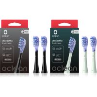 Oclean Ultra White Set końcówki wymienne do szczoteczki do zębów Black & Green
