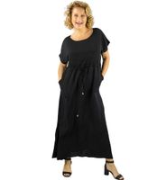 Pri Długa sukienka maxi z wiązaniem w pasie "Letnia Elegancja"