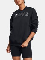 Under Armour Rival Fleece WordmarkOS Crew Majica dugih rukava crna