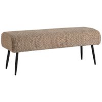 MID.YOU TABURETOVÁ LAVICE, kov, textil, kompozitní dřevo, 110/41/43 cm